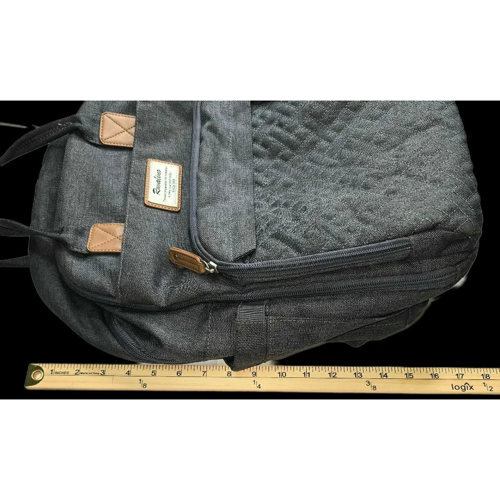 Women's Ruvalino Baby Bag One Size Gray Brown Diaper Backpack